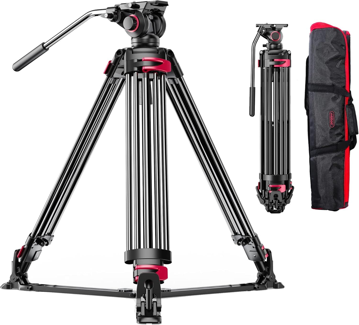 miliboo Heavy Duty Tripod for Camera,Video Tripod with